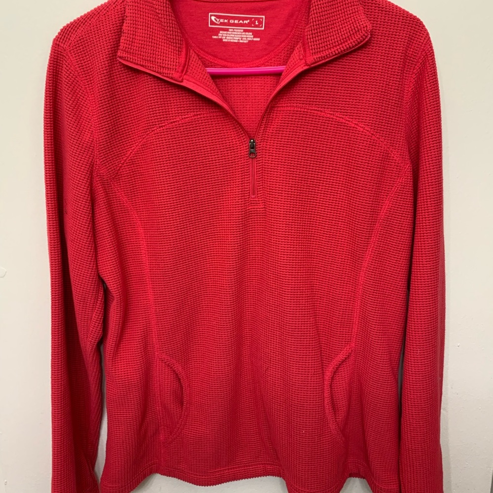 Womens half zip sweatshirt